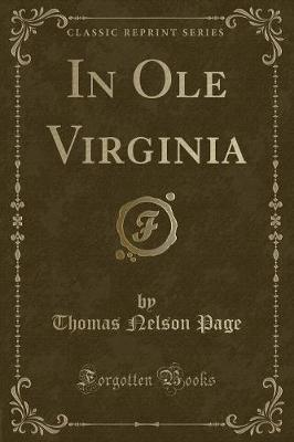 Book cover for In OLE Virginia (Classic Reprint)