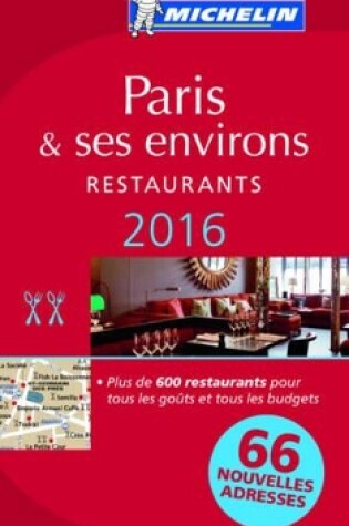 Cover of 2016 Red Guide Paris