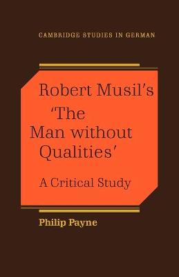 Book cover for Robert Musil's 'The Man Without Qualities'