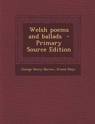 Book cover for Welsh Poems and Ballads