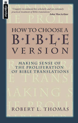 Book cover for How to Choose a Bible Version