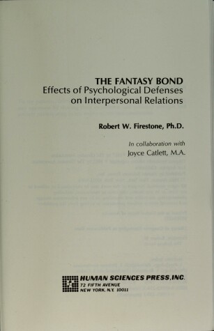 Book cover for The Fantasy Bond