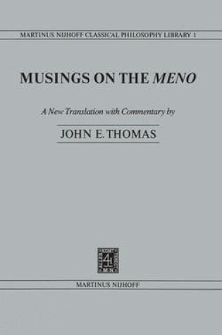 Cover of Musings on the Meno