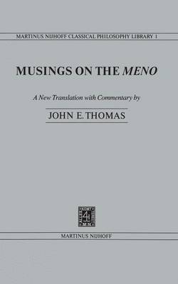 Book cover for Musings on the Meno