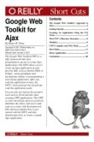 Cover of Google Web Toolkit for Ajax