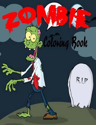Book cover for Zombie Coloring Book