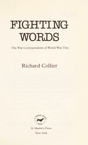 Book cover for Fighting Words
