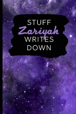 Book cover for Stuff Zariyah Writes Down