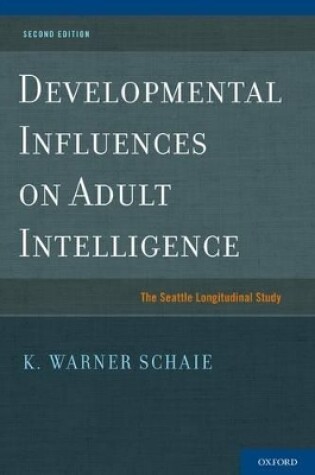 Cover of Developmental Influences on Adult Intelligence