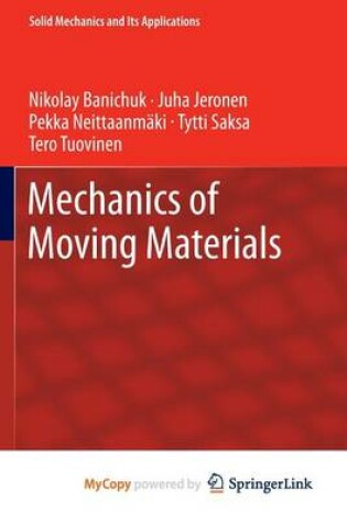 Cover of Mechanics of Moving Materials