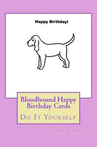 Cover of Bloodhound Happy Birthday Cards