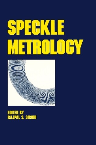 Cover of Speckle Metrology