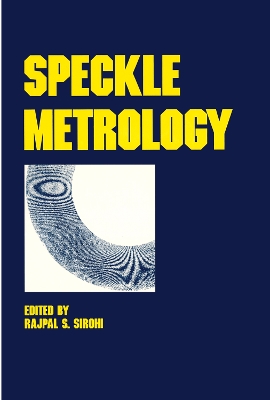 Book cover for Speckle Metrology