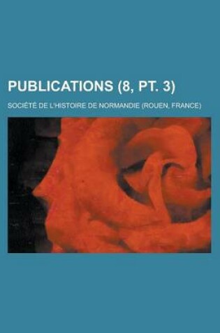 Cover of Publications (8, PT. 3)