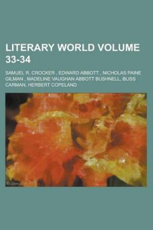 Cover of Literary World Volume 33-34