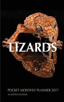 Book cover for Lizards Pocket Monthly Planner 2017