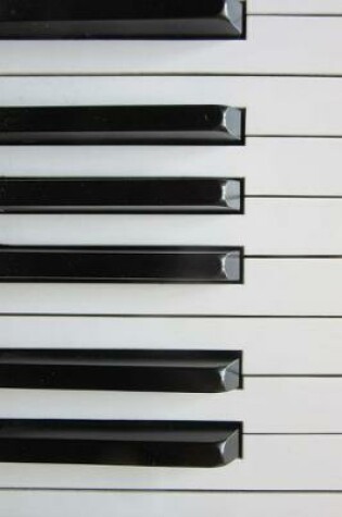 Cover of Blank Journal - Black and Ivory Piano Keys