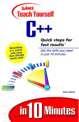 Book cover for Sams Teach Yourself C++ in 10 Minutes