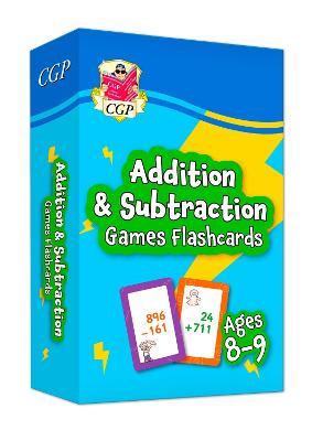 Book cover for New Addition & Subtraction Games Flashcards for Ages 8-9 (Year 4)