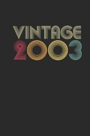 Cover of Vintage 2003