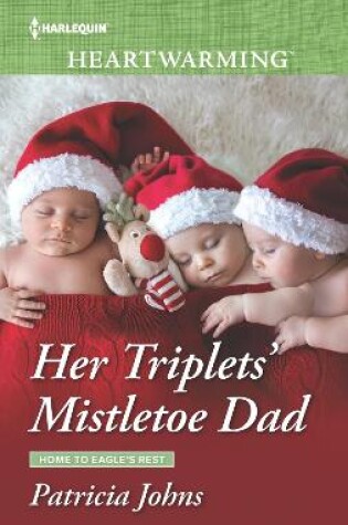 Cover of Her Triplets' Mistletoe Dad