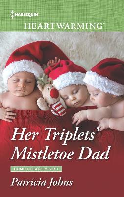 Cover of Her Triplets' Mistletoe Dad