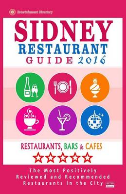 Book cover for Sidney Restaurant Guide 2016