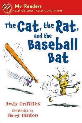 Book cover for The Cat, the Rat, and the Baseball Bat