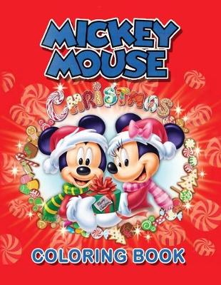 Book cover for Mickey Mouse Christmas Coloring Book