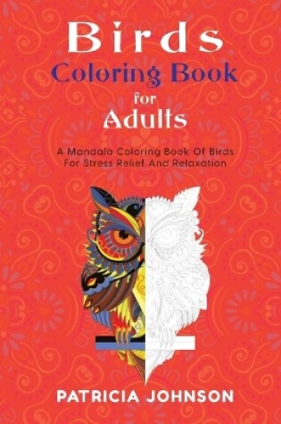 Cover of Bird Coloring Book For Adults