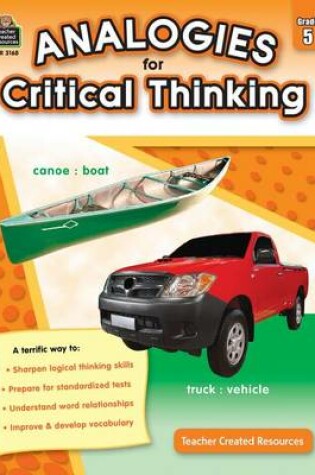 Cover of Analogies for Critical Thinking Grade 5