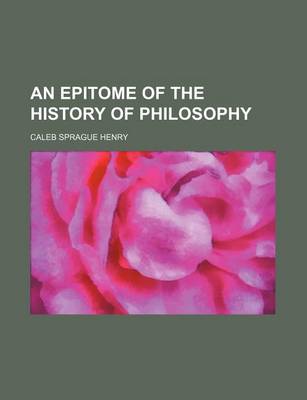 Book cover for An Epitome of the History of Philosophy