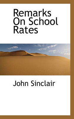 Book cover for Remarks on School Rates