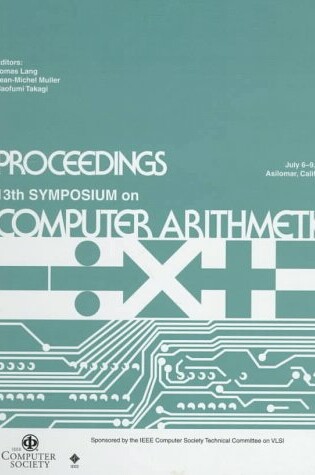 Cover of Computer Arithmetic (Arith 13 '97)