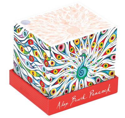 Book cover for Alex Beard Peacock Memo Block