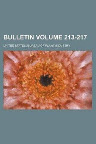 Cover of Bulletin Volume 213-217