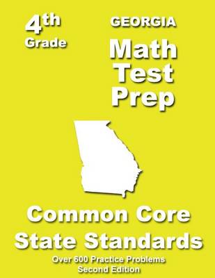 Book cover for Georgia 4th Grade Math Test Prep