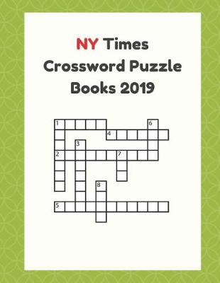 Book cover for NY Times Crossword Puzzle Books 2019