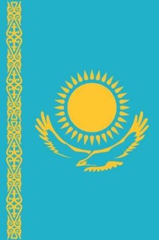 Cover of Kazakhstan Flag Notebook - Kazakh Flag Book - Kazakhstan Travel Journal