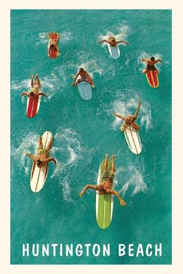 Book cover for The Vintage Journal Surfers, Huntington Beach, California