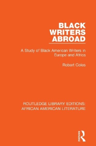 Cover of Black Writers Abroad