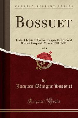 Book cover for Bossuet, Vol. 3