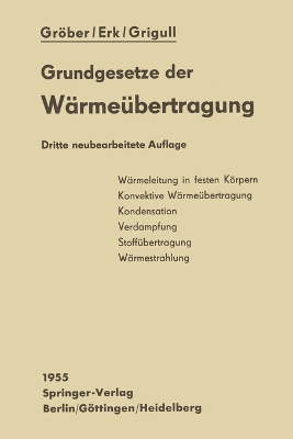 Book cover for Die Grundgesetze der Wärmeübertragung