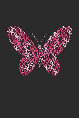 Book cover for Cancer Awareness Pink Ribbons Butterfly