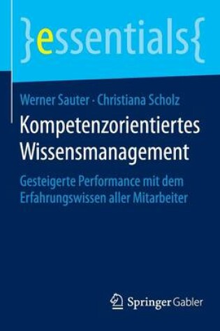 Cover of Kompetenzorientiertes Wissensmanagement