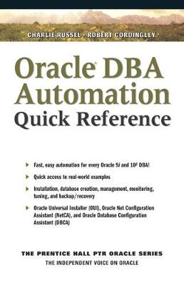 Book cover for Oracle DBA Automation Quick Reference
