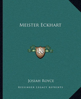 Book cover for Meister Eckhart