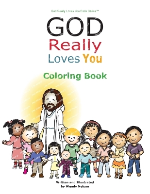 Book cover for God Really Loves You Coloring Book