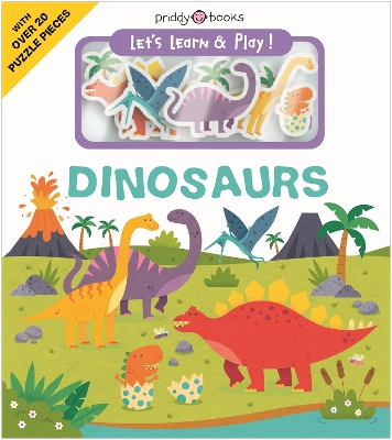 Book cover for Let's Learn & Play Dinosaurs