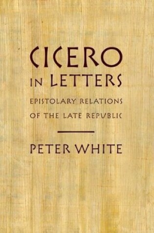 Cover of Cicero in Letters